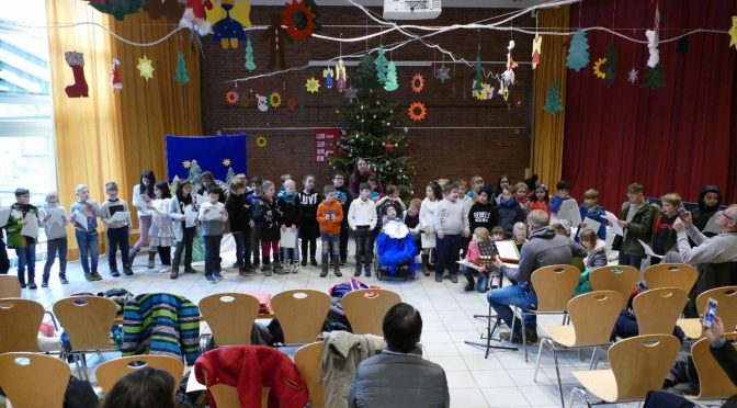 Gemeinsame Weihnachtsfeier der Schule Heidhorst und der Schule Weidemoor