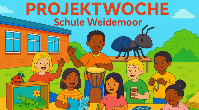🐞 Projektwoche an der Schule Weidemoor – Kreative Vorbereitung auf das Sommerfest