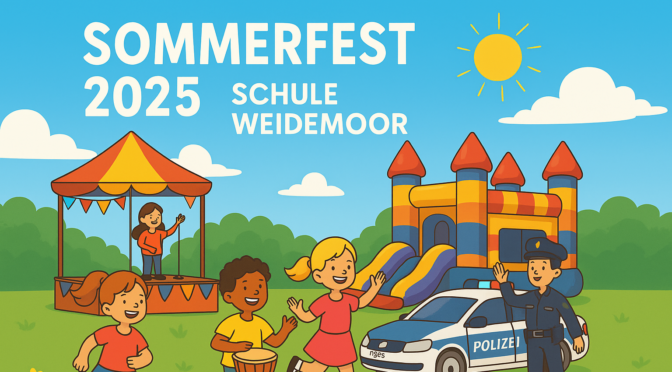 🌞 Sommerfest an der Schule Weidemoor – Ein Fest für alle Sinne